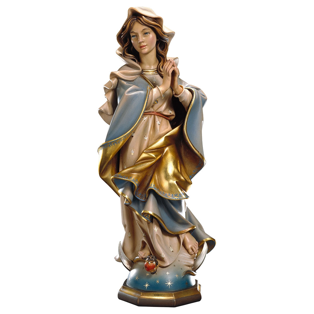 Blessed Virgin Baroque Statue | Multiple Sizes & Finishes
