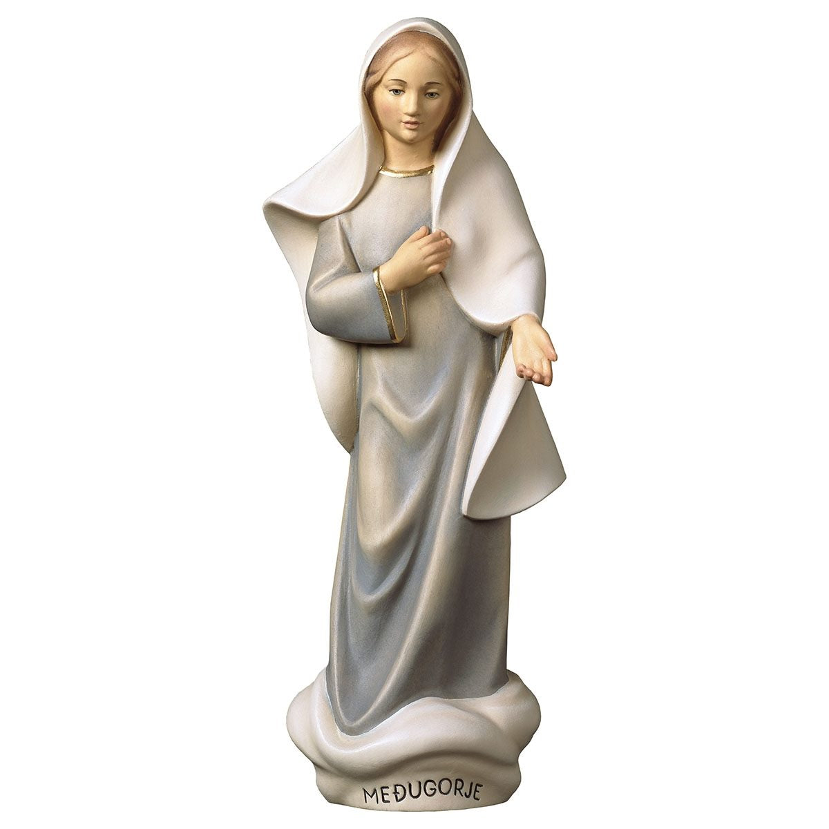 Modern Our Lady of Medjugorje | Multiple Sizes & Finishes