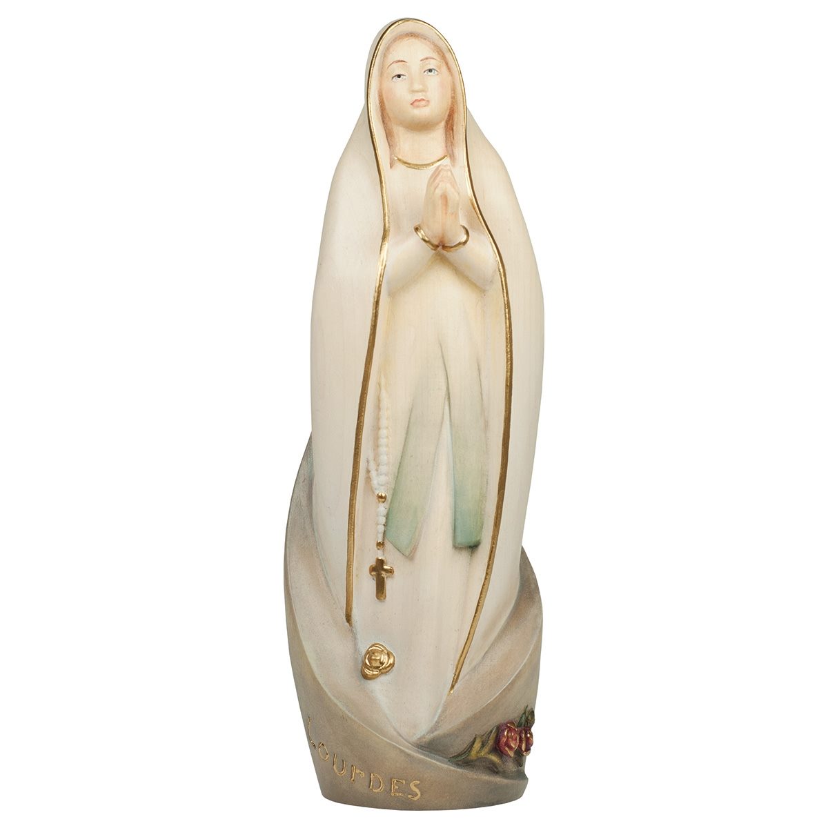 Modern Our Lady of Lourdes Statue | Multiple Sizes & Finishes