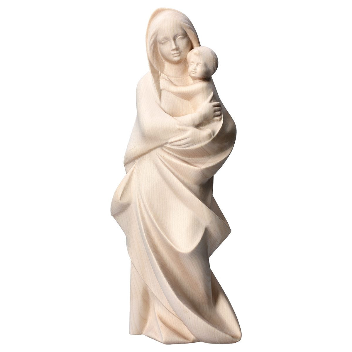 Modern Blessed Mother & Child Statue | Multiple Sizes & Finishes