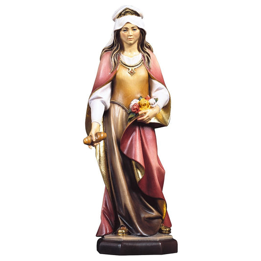 Saint Elizabeth of Hungary with Roses & Bread Statue | Multiple Sizes