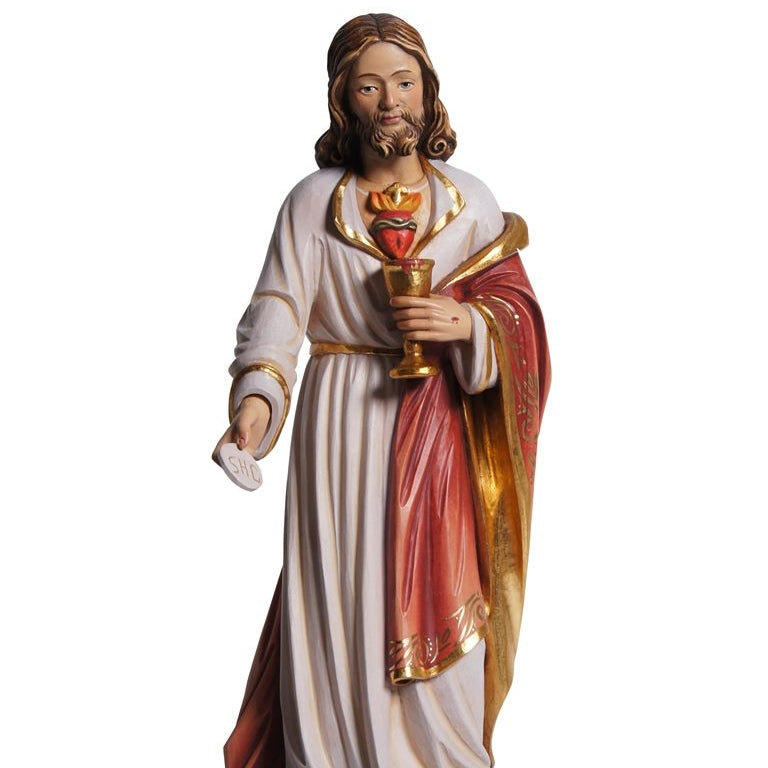 Sacred Heart of Jesus with Host Statue | Multiple Sizes & Finishes