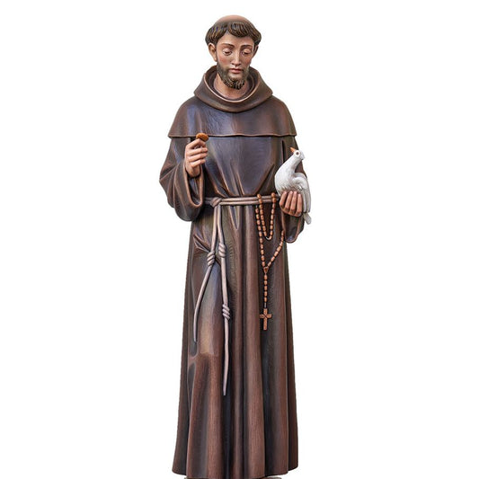 Saint Francis of Assisi with Dove Statue | All Sizes & Finishes