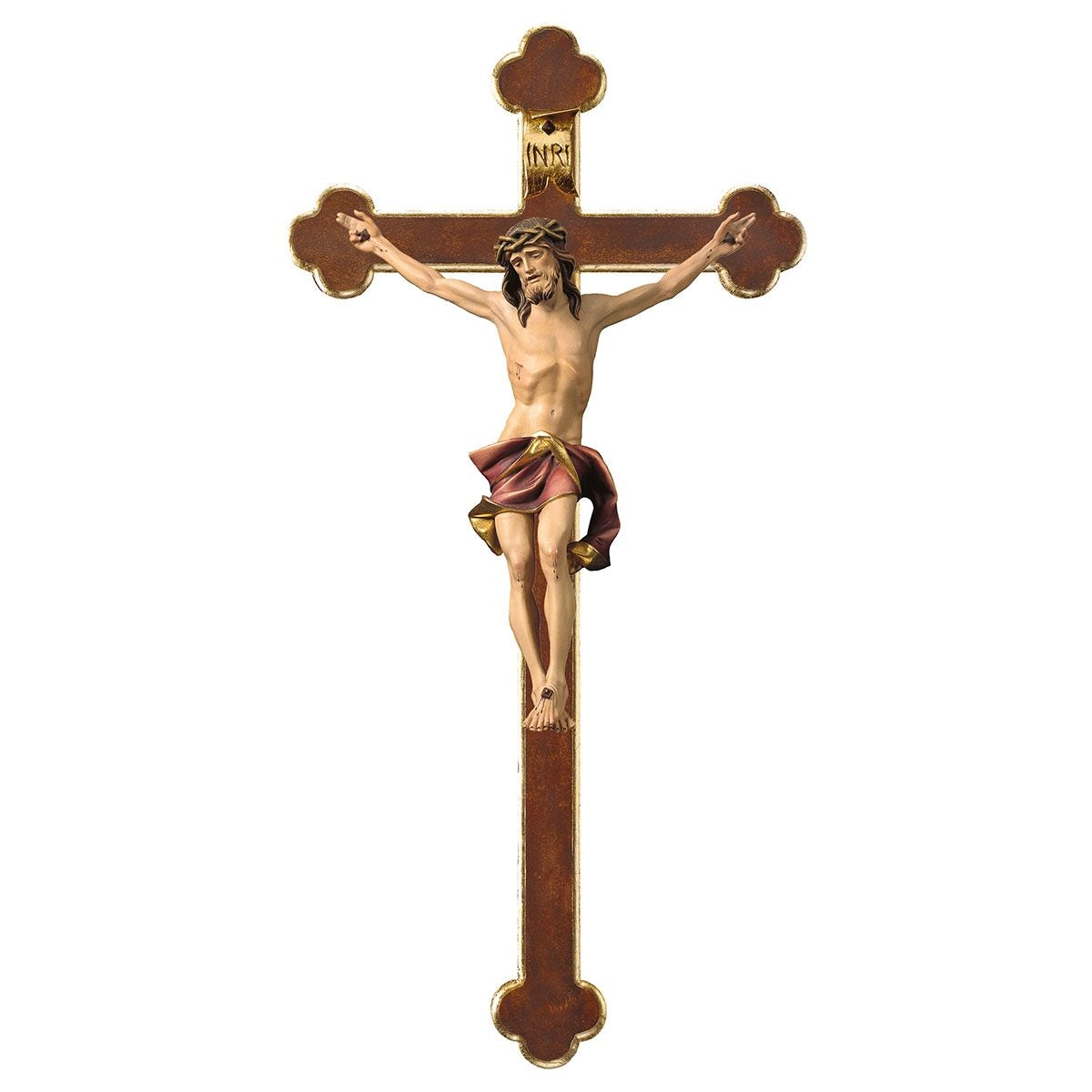 Nazarean Baroque Crucifix | Multiple Sizes & Colors