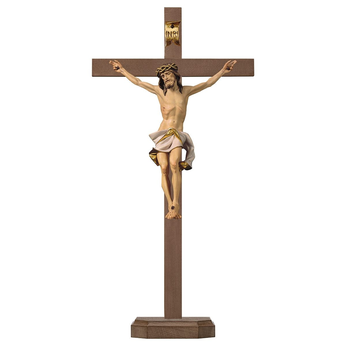 Nazarean Pedestal Crucifix | Multiple Sizes & Colors