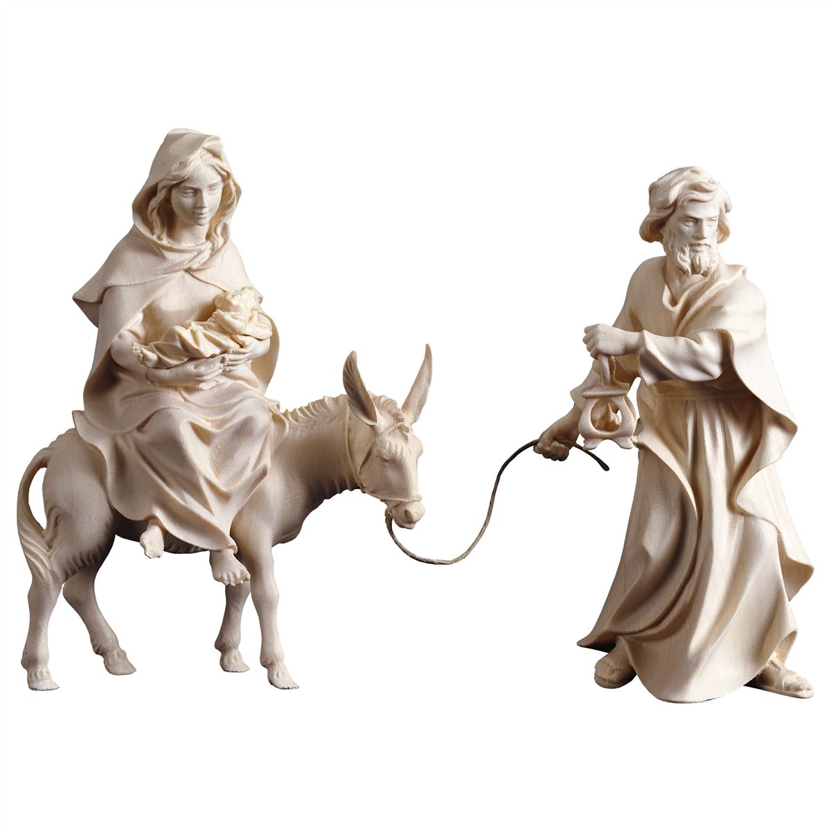 Flight into Egypt Figure | Ulrich Nativity | 4 Pieces | Multiple Sizes & Finishes