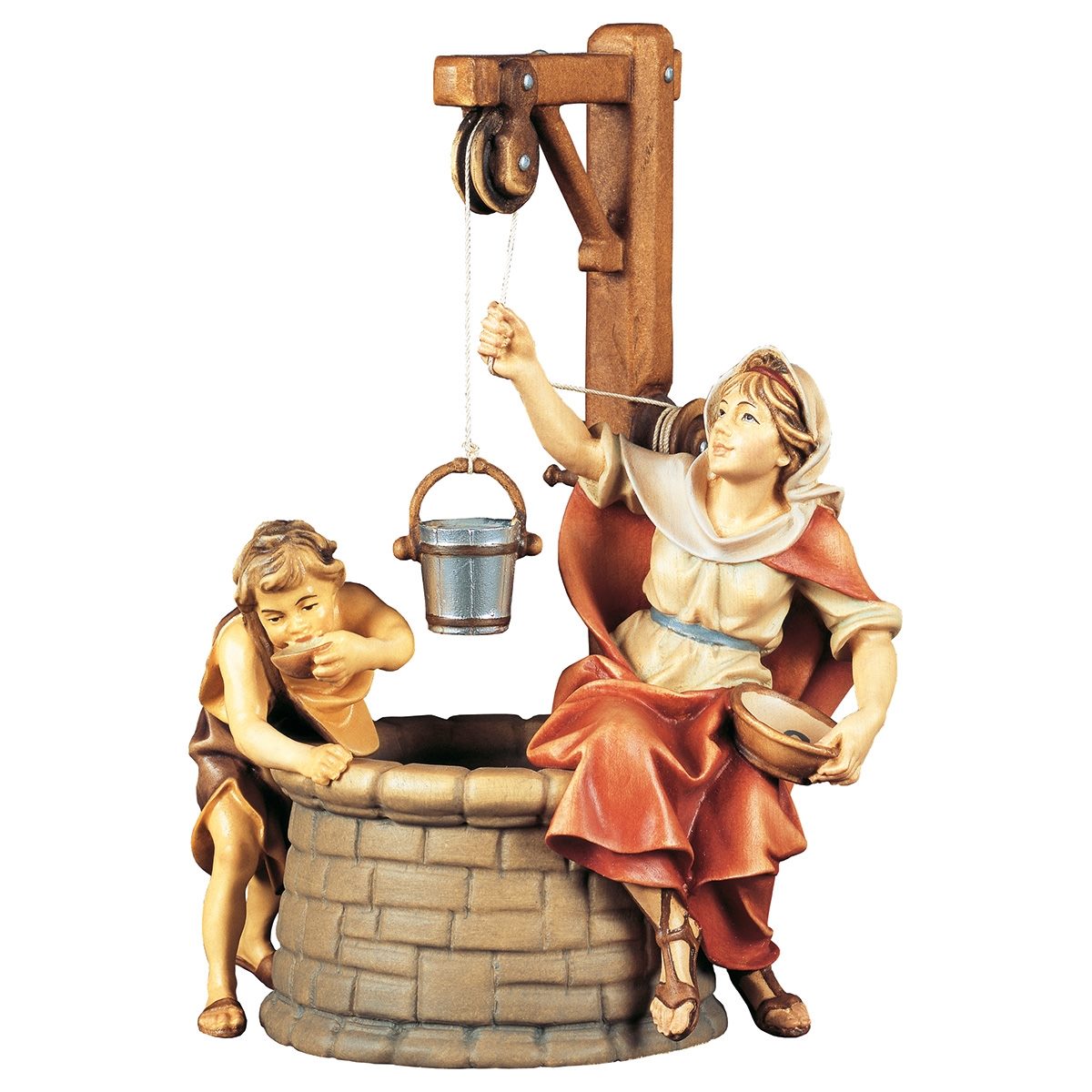 Fountain Villager Group | Ulrich Nativity | Multiple Sizes