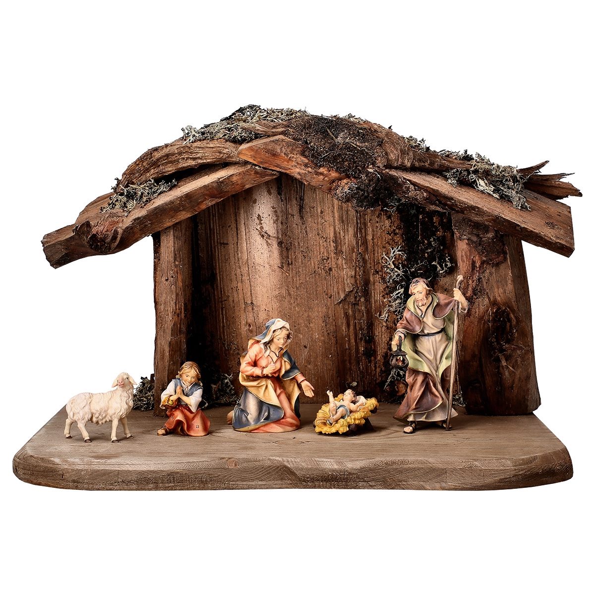 7-Piece Ulrich "Root Stable" Nativity | Multiple Sizes