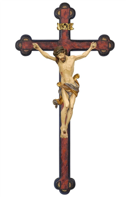 Leonardo Baroque Antique Gold Crucifix | Multiple Sizes