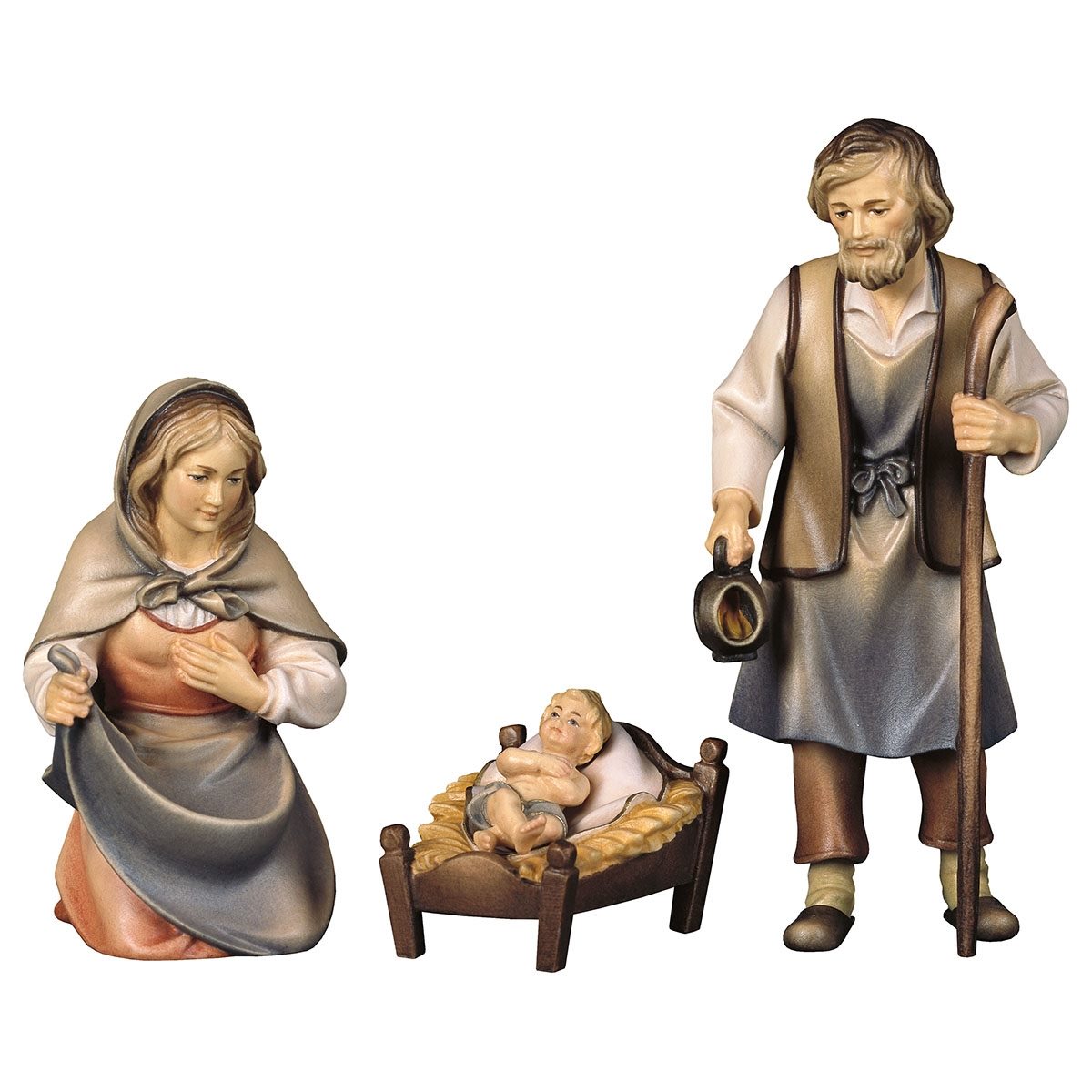 Holy Family | 4 Pieces | Shepherd Nativity | Multiple Sizes & Finishes