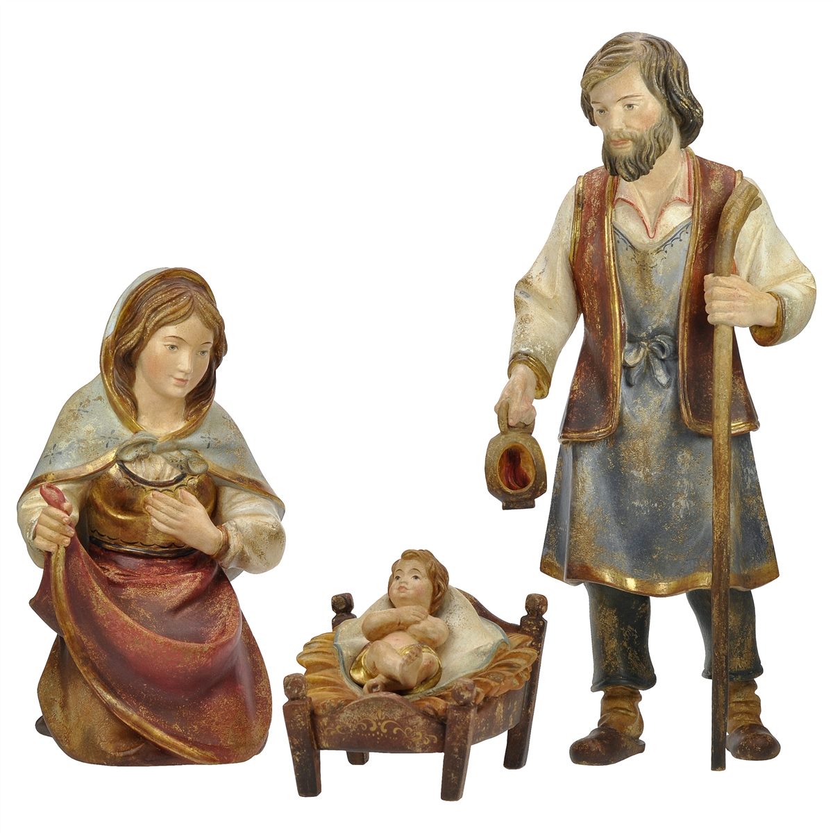 Holy Family | 4 Pieces | Shepherd Nativity | Multiple Sizes & Finishes
