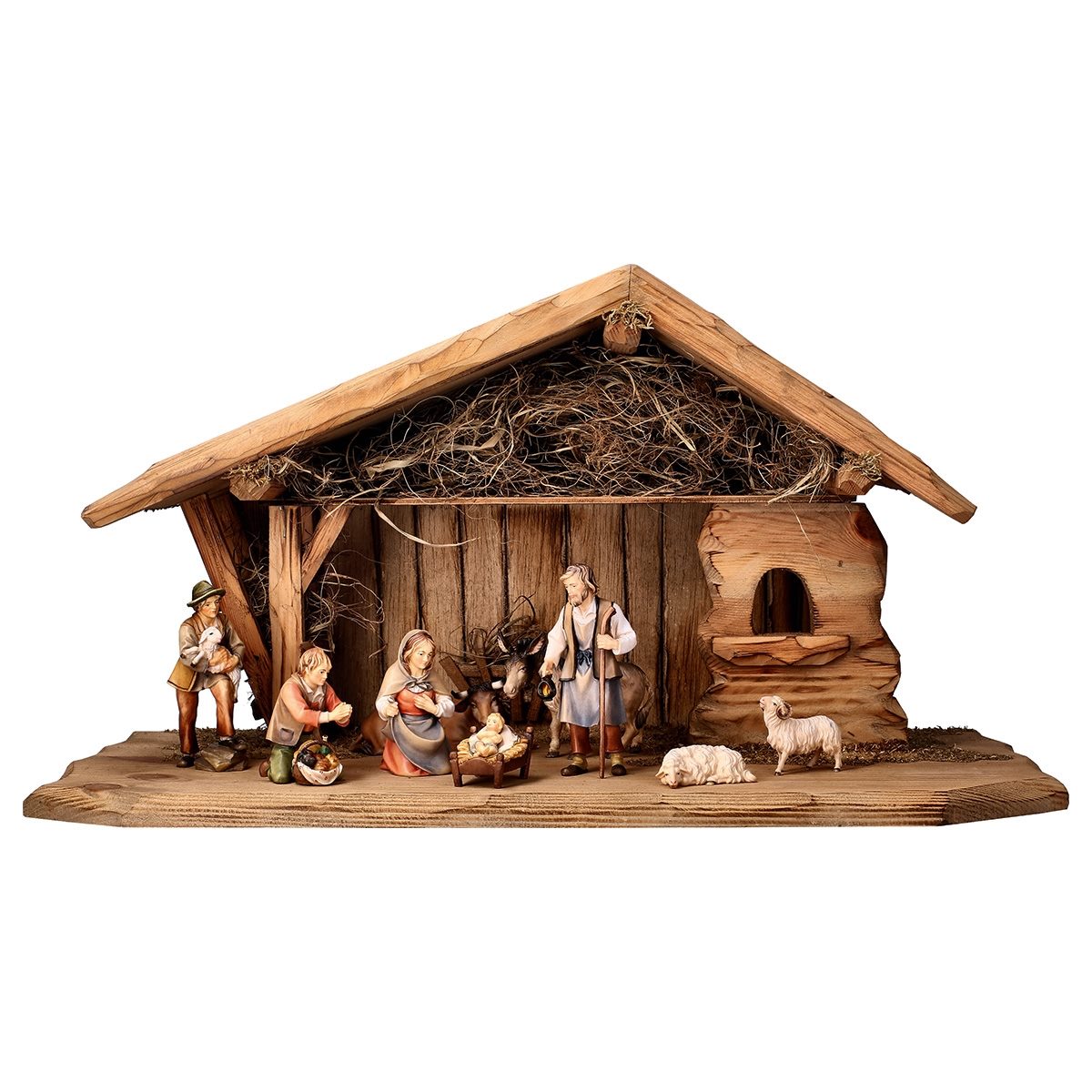 11-Piece Shepherd's Nativity Set | Multiple Sizes