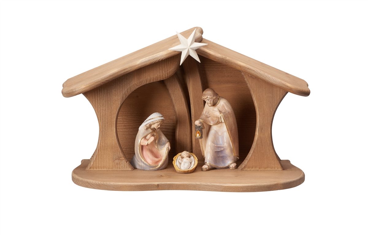 5-Piece Pema "Luce Stable" Nativity Set | Multiple Sizes & Finishes