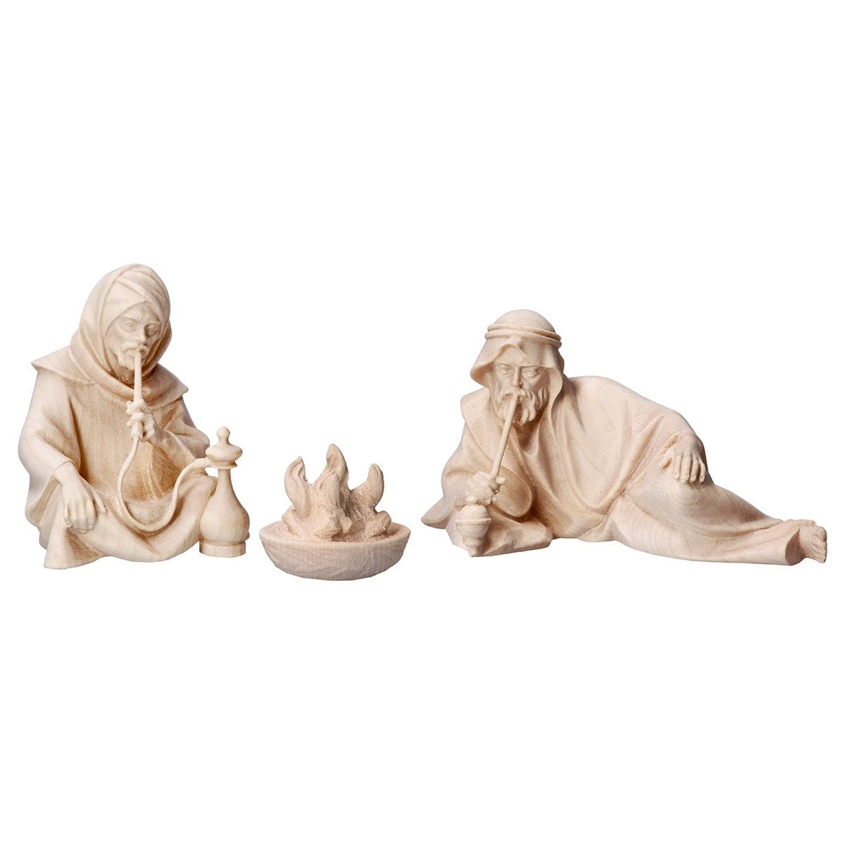 Shepherds at Fireplace | Comet Nativity | Multiple Sizes & Finishes