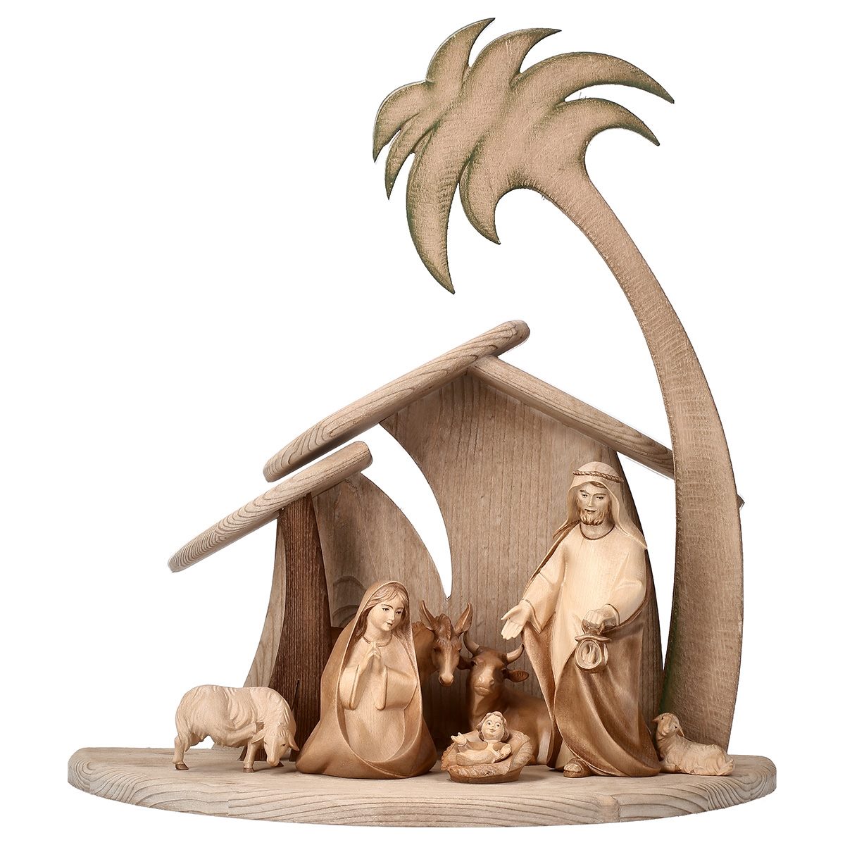 8-Piece Comet "Family Stable" Nativity | Multiple Sizes & Finishes