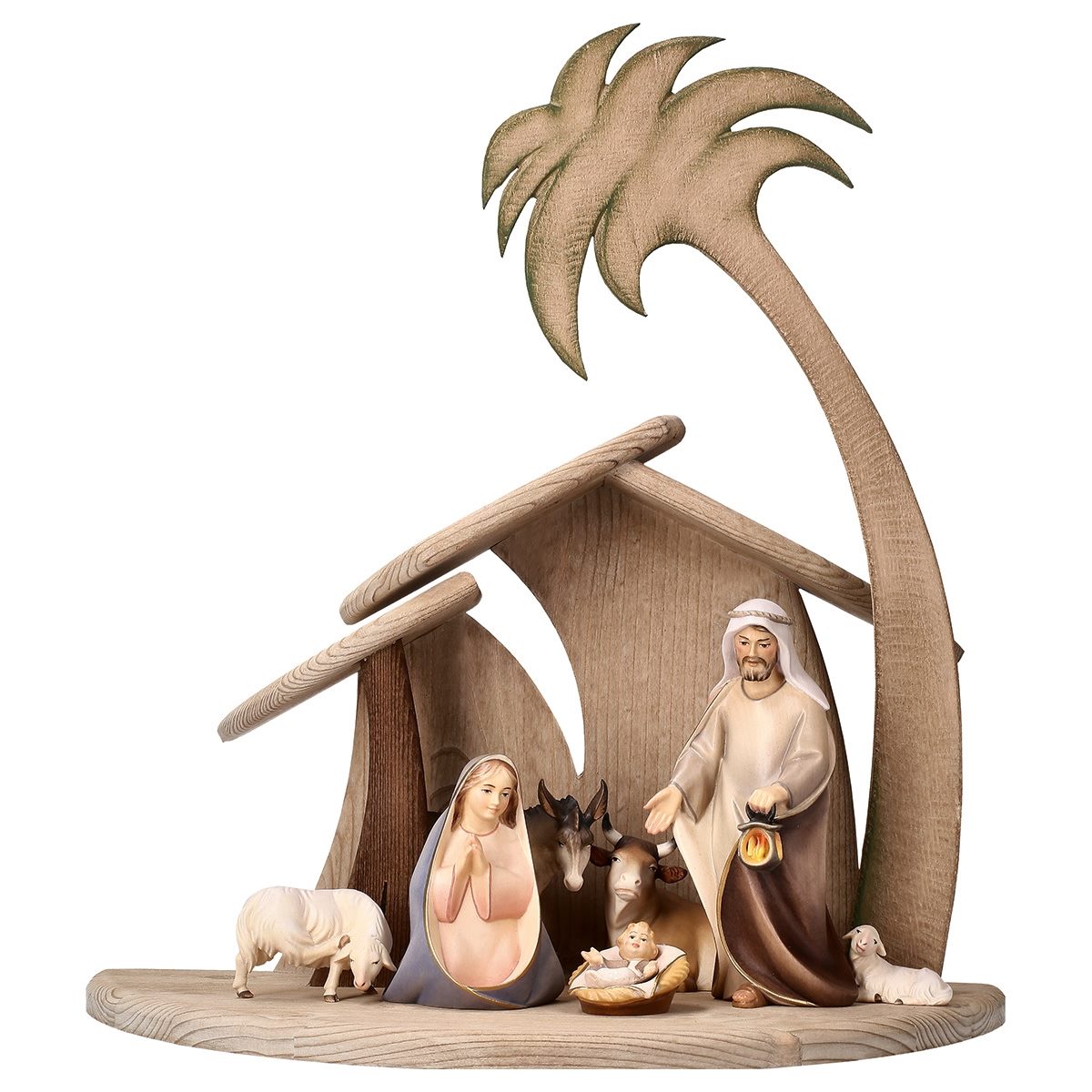 8-Piece Comet "Family Stable" Nativity | Multiple Sizes & Finishes