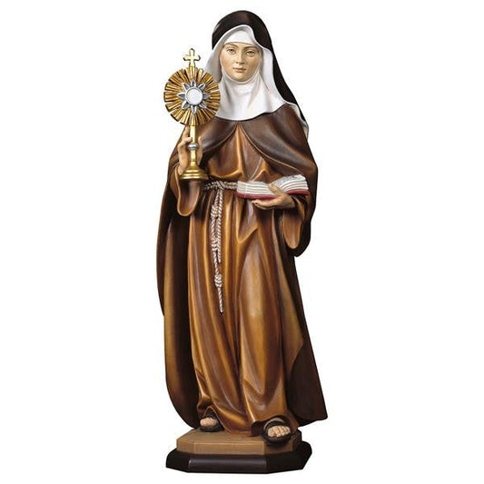 Saint Clare of Assisi with Monstrance Statue | Multiple Sizes & Finishes