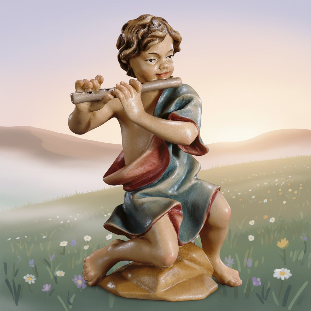 Dawn Meadow - Child with Flute