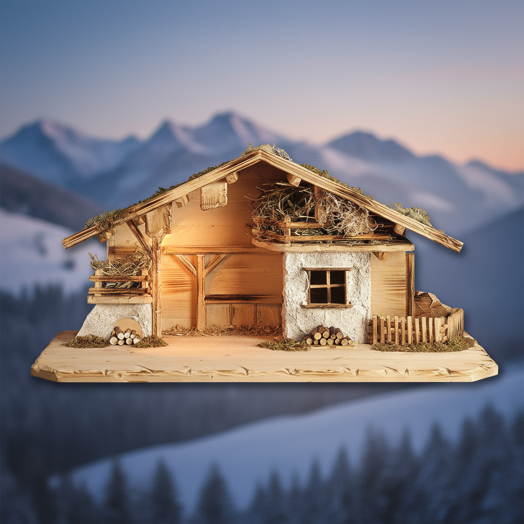 Enhanced Alps Nativity Stable
