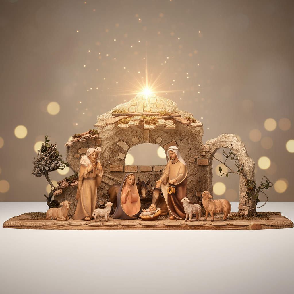 Enhanced Comet Nativity Set