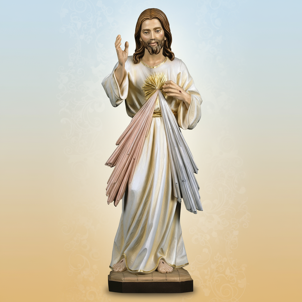 Enhanced Divine Mercy Statue