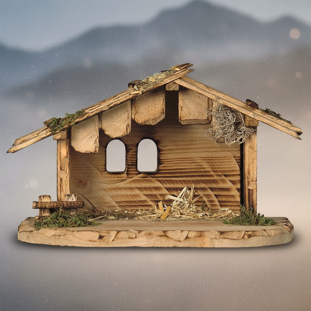 Enhanced Dolomites Nativity Stable