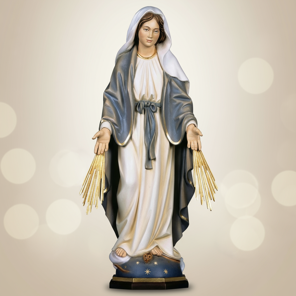 Enhanced Our Lady of Grace with Rays