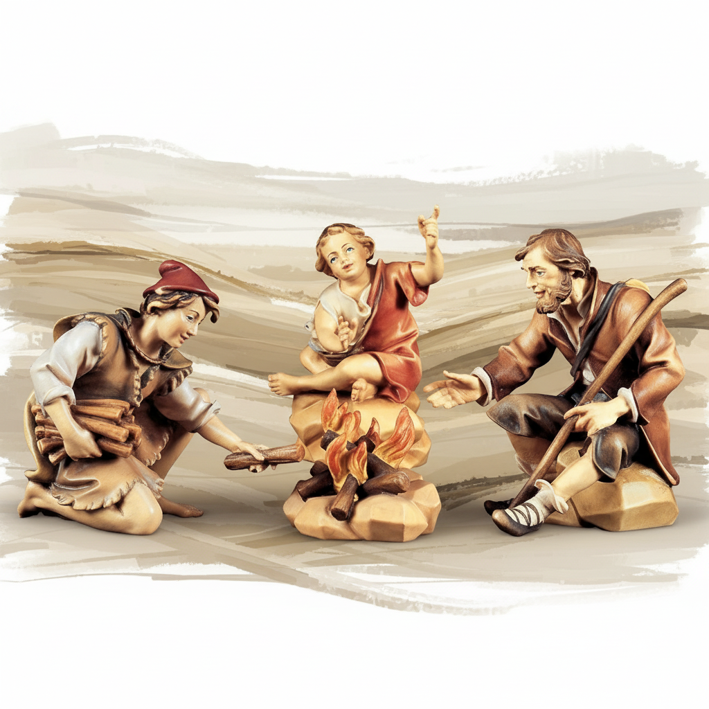 Enhanced Shepherd's at Fire - Abstract Field Background