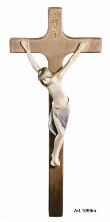 Stylized Modern Crucifix | Multiple Sizes & Finishes