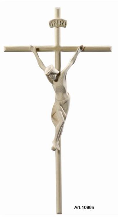 Stylized Modern Crucifix | Multiple Sizes & Finishes