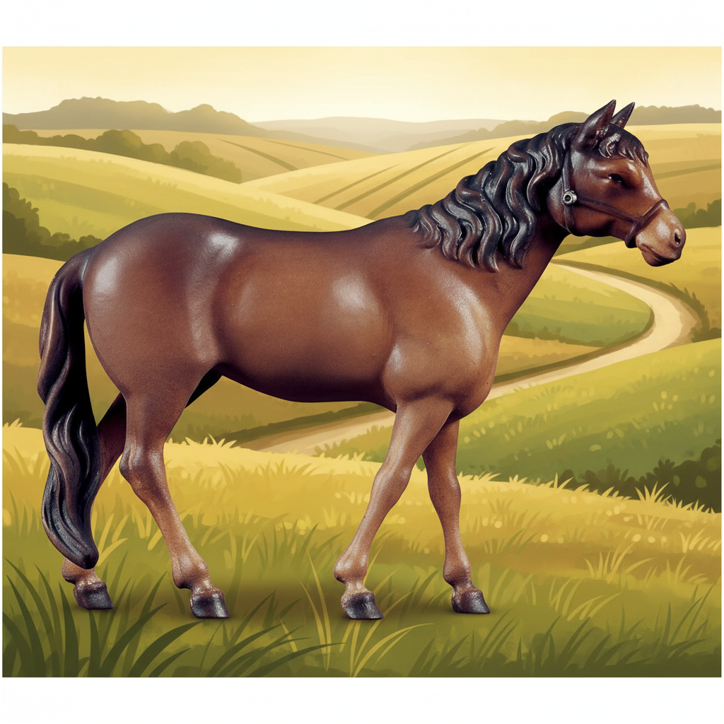 Pastoral Field - Standing Horse