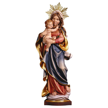 Madonna & Child Statue with Halo | Our Lady of the Alps | Multiple Sizes