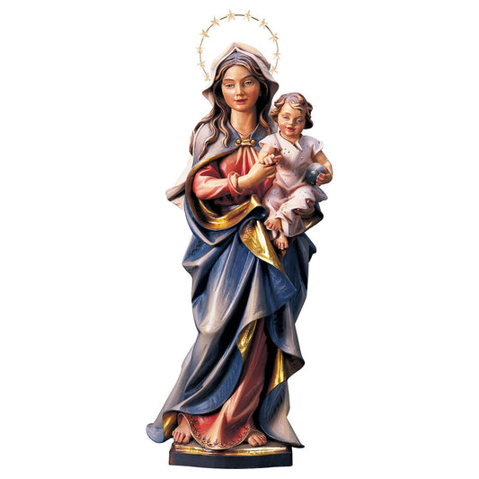 Our Lady of the Universe & Child with Brass Halo | Multiple Sizes & Finishes