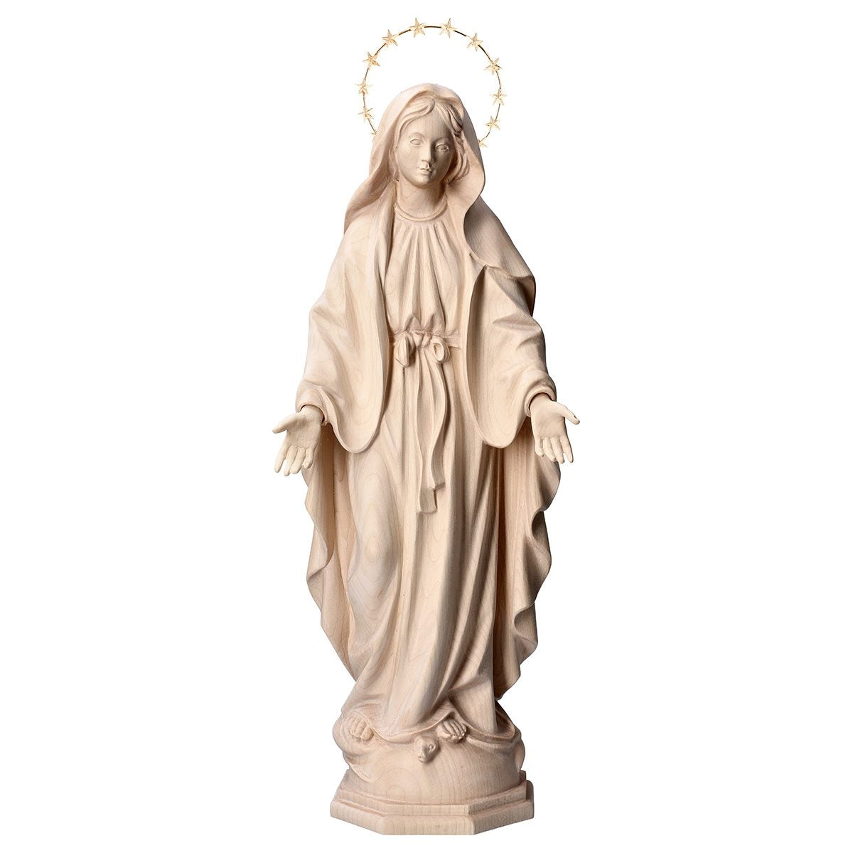 Our Lady of Grace with Brass Halo Statue | Multiple Sizes & Finishes