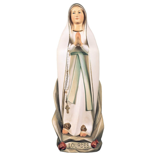 Stylized Our Lady of Lourdes Statue | Multiple Sizes & Finishes