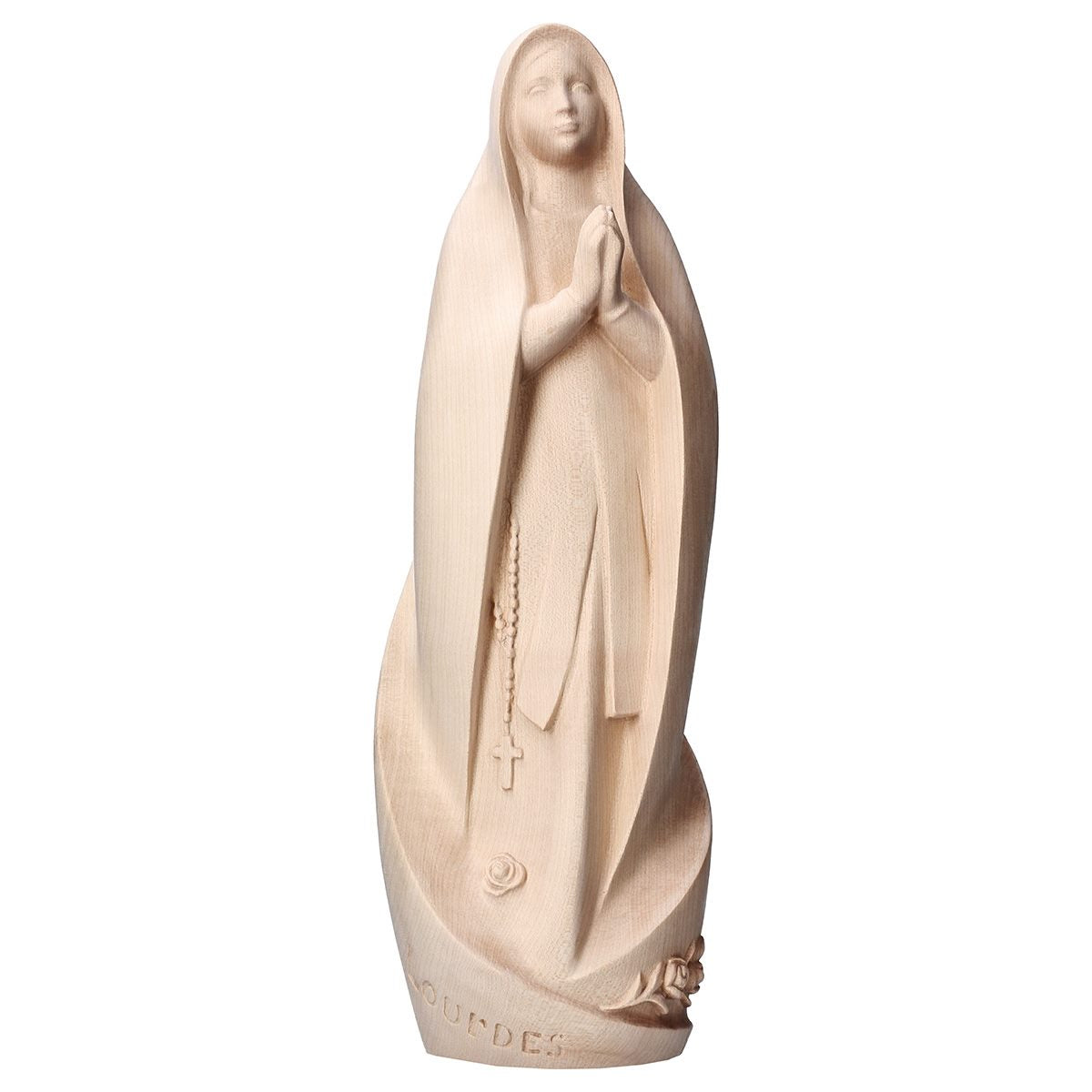 Modern Our Lady of Lourdes Statue | Multiple Sizes & Finishes