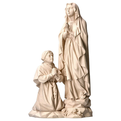 Our Lady of Lourdes & Saint Bernadette Apparition Statue | Multiple Sizes & Finishes