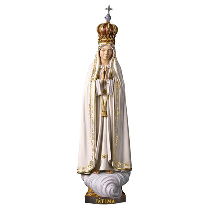 Our Lady of Fatima Capelinha with Crown Statue | Multiple Sizes & Finishes