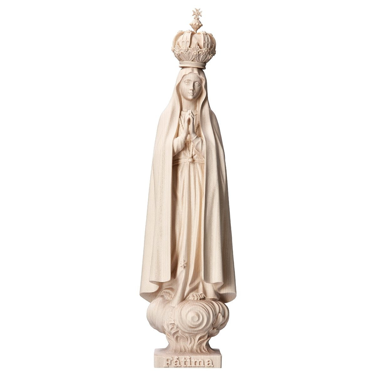 Our Lady of Fatima Pilgrim with Crown Statue | Multiple Sizes & Finishes