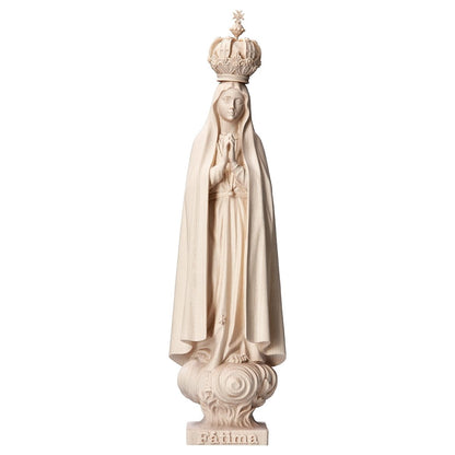 Our Lady of Fatima Pilgrim with Crown Statue | Multiple Sizes & Finishes