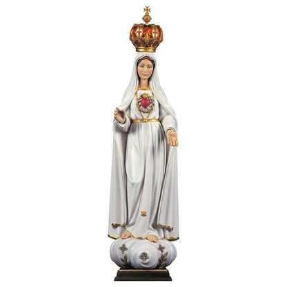 Sacred Heart of Mary with Crown Statue | Multiple Sizes & Finishes