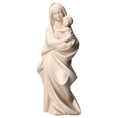 Modern Blessed Mother & Child Statue | Multiple Sizes & Finishes