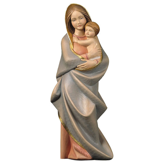 Modern Blessed Mother & Child Statue | Multiple Sizes & Finishes