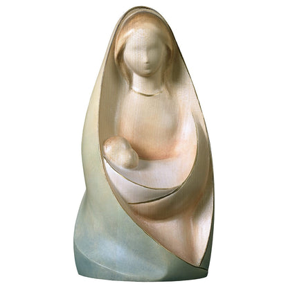 Modern Blessed Mother the Joy Sitting Statue | Multiple Sizes & Finishes
