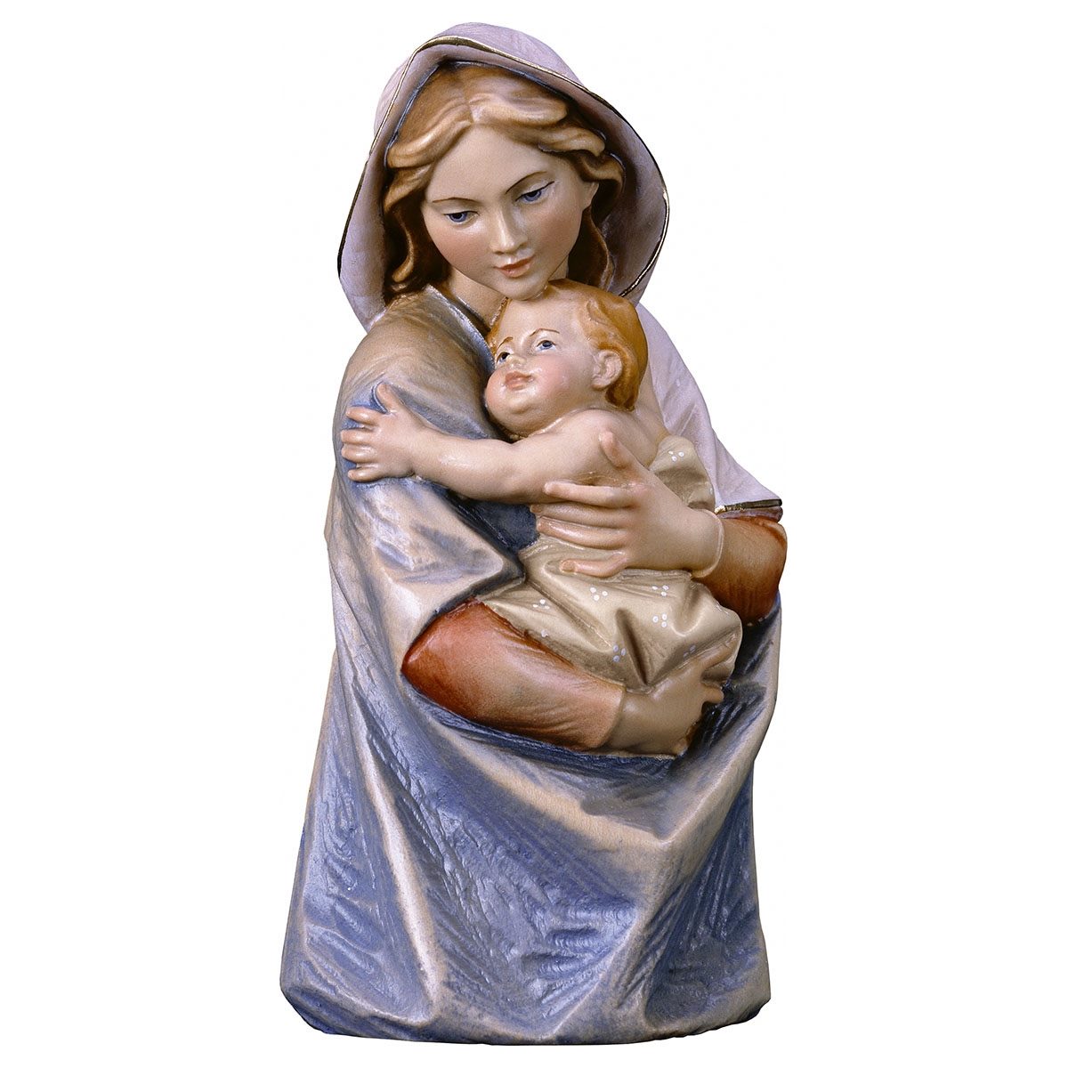 Our Lady & Child Tabletop Bust Statue | Multiple Sizes & Finishes