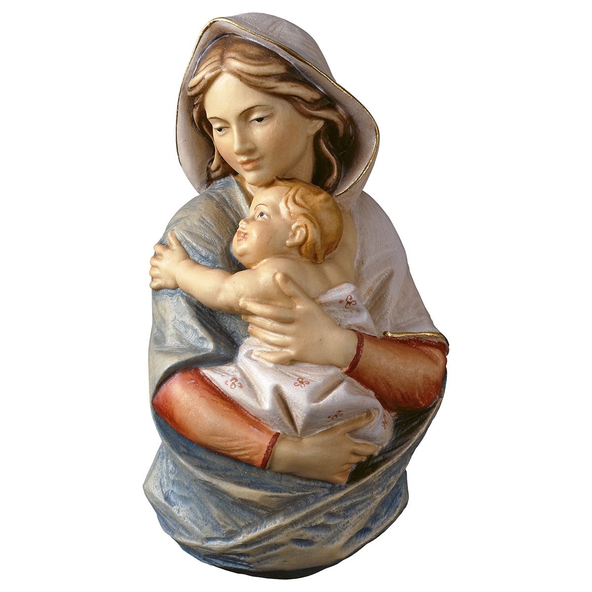 Our Lady & Child Hanging Portrait Bust | Multiple Sizes & Finishes