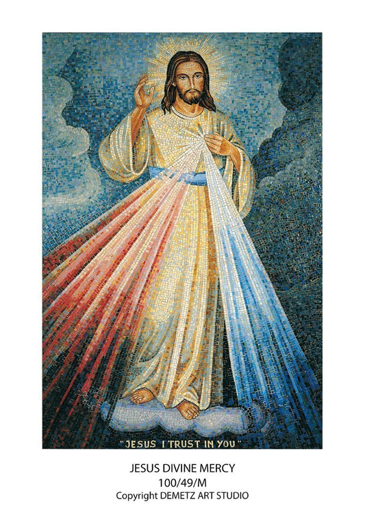 Divine Mercy Venetian Mosaic | Custom Design & Sizing