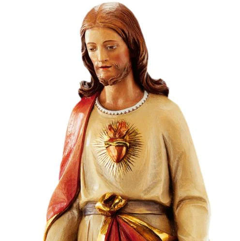 Sacred Heart of Jesus with Open Arms Statue | Multiple Sizes & Finishes