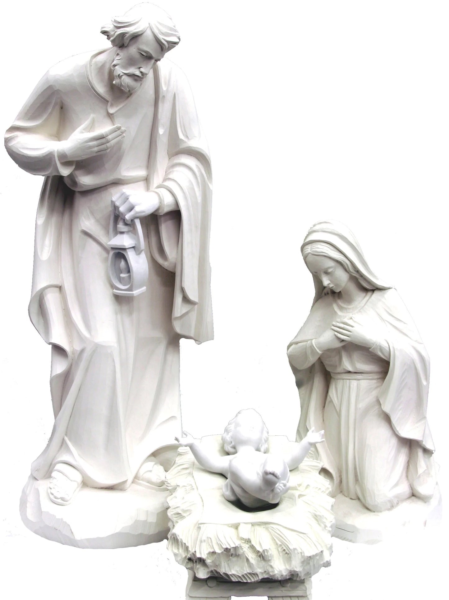 Holy Family Nativity Set | Fiberglass | Multiple Sizes & Finishes
