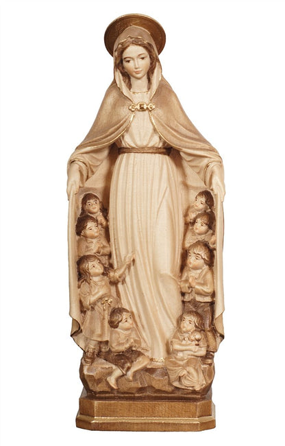 Blessed Mother with Children of the World Statue | Multiple Sizes & Finishes